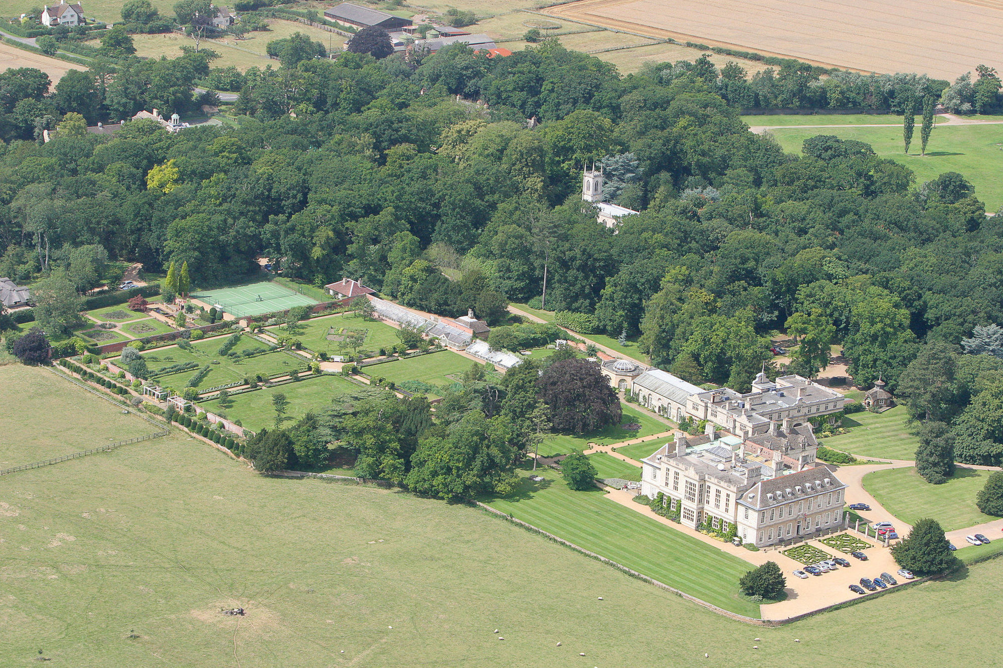 Stapleford Park Hotel & Spa Melton Mowbray Exteriör bild